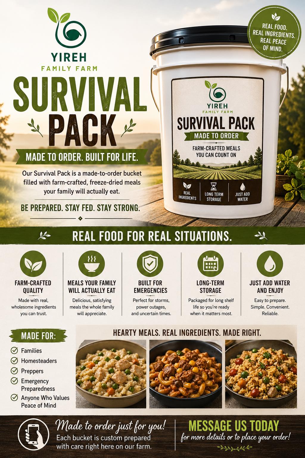 Survival Pack (Made to Order)
